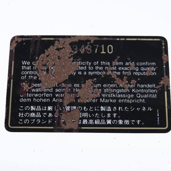 CHANEL Matelasse Chain Shoulder Bag Lamb Skin Black Gold CC Auth 109056 - Picture 12 of 16